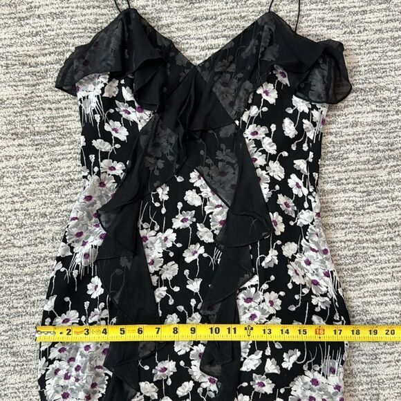 New Cinq à Sept Joelle Floral Silk Slip Dress Size 2 - Picture 11 of 16